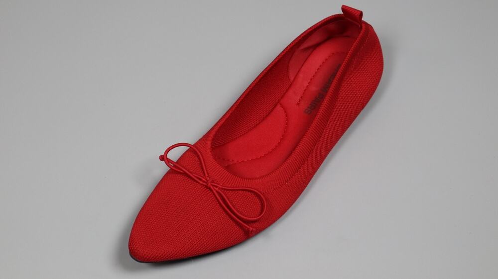 DREAM PAIRS Women's Ballet Knit Flats Foldable Pointed Toe LEFT SHOE ONLY